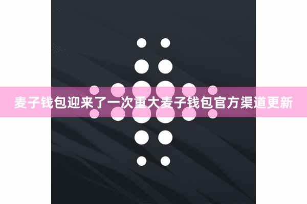 麦子钱包迎来了一次重大麦子钱包官方渠道更新